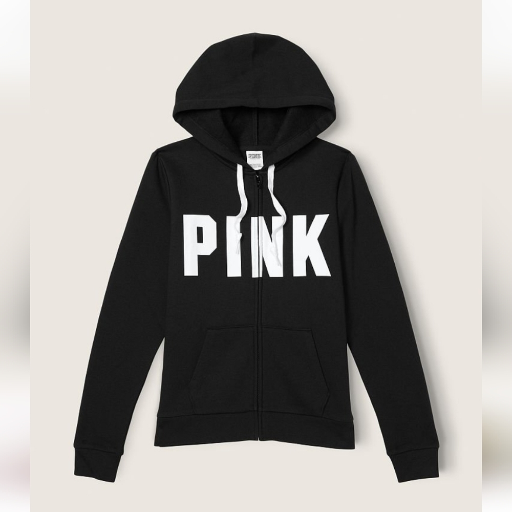 Black zip up hoodie